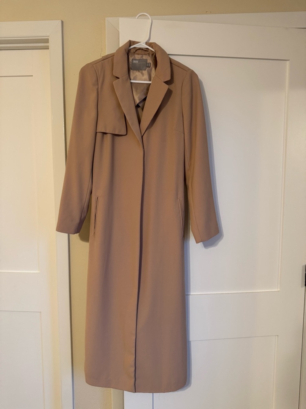 ASOS longline trench coat Size 0